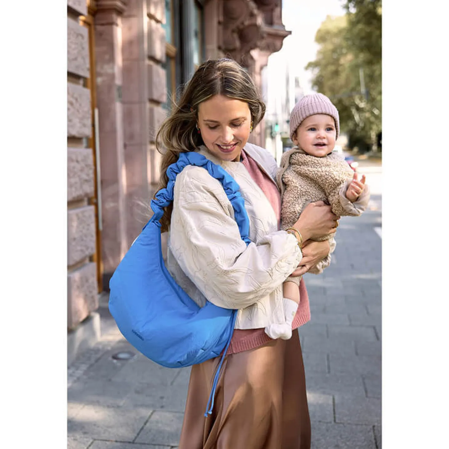 Torba dla mamy z akcesoriami Lunua Bum Bag - blue