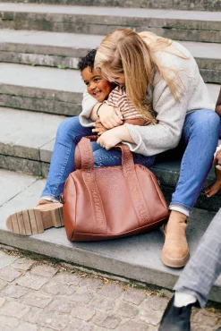 Torba do wózka Mommy Club Vegan Leather Dark Brown
