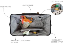 Torby I Plecaki Do Wózka|Torby I Plecaki Do Wózka | Childhome Torba Mommy Bag Czarno-Złota