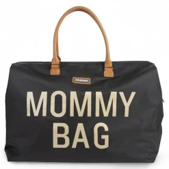 Torby I Plecaki Do Wózka|Torby I Plecaki Do Wózka | Childhome Torba Mommy Bag Czarno-Złota