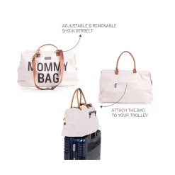 Torby I Plecaki Do Wózka|Torby I Plecaki Do Wózka | Childhome Torba Mommy Bag Kremowa