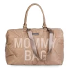 Torby I Plecaki Do Wózka|Torby I Plecaki Do Wózka | Childhome Torba Mommy Bag Pikowana Beżowa