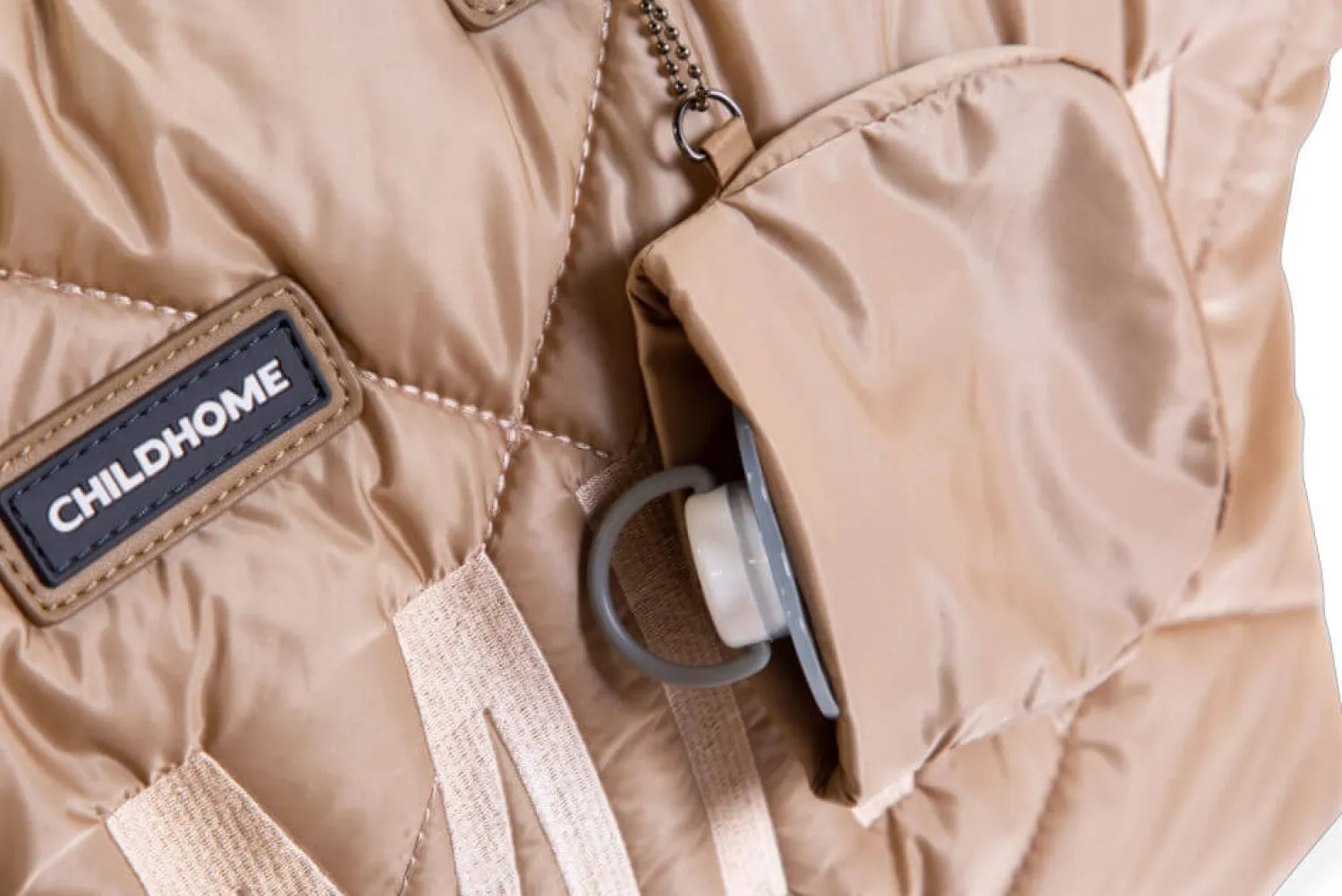 Torby I Plecaki Do Wózka|Torby I Plecaki Do Wózka | Childhome Torba Mommy Bag Pikowana Beżowa