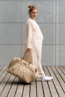 Torby I Plecaki Do Wózka|Torby I Plecaki Do Wózka | Childhome Torba Mommy Bag Pikowana Beżowa