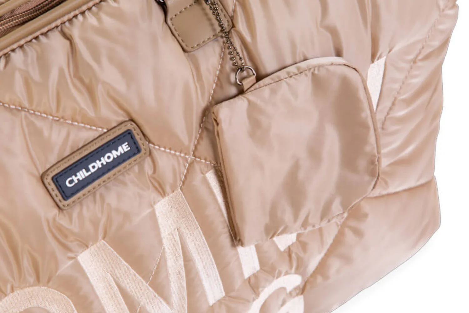 Torby I Plecaki Do Wózka|Torby I Plecaki Do Wózka | Childhome Torba Mommy Bag Pikowana Beżowa