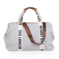 Torba Mommy bag Signature Szara