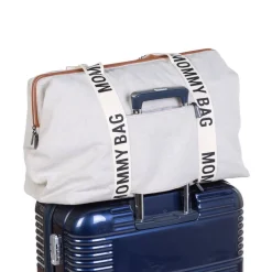 Torba Mommy bag Signature Szara