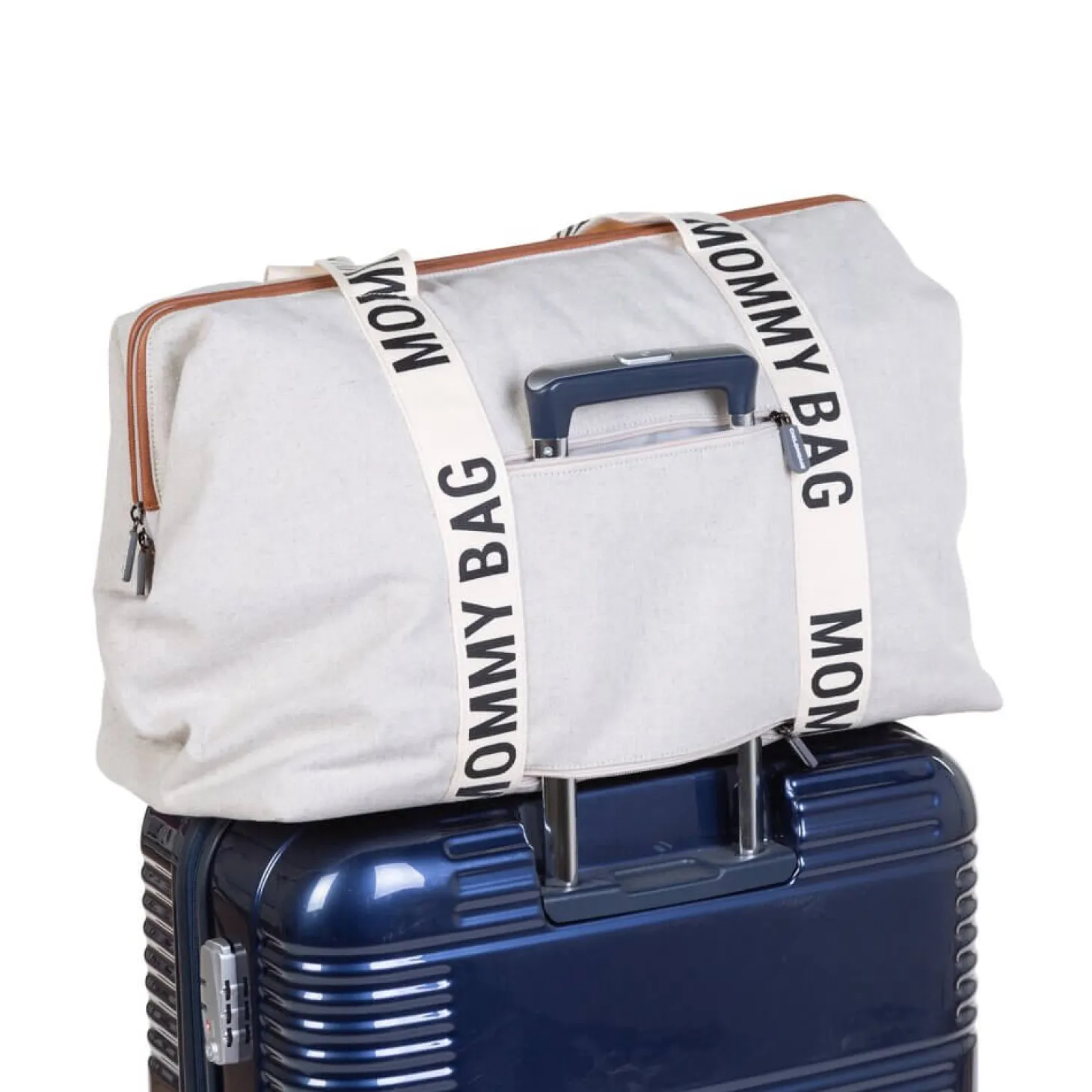 Torba Mommy bag Signature Szara