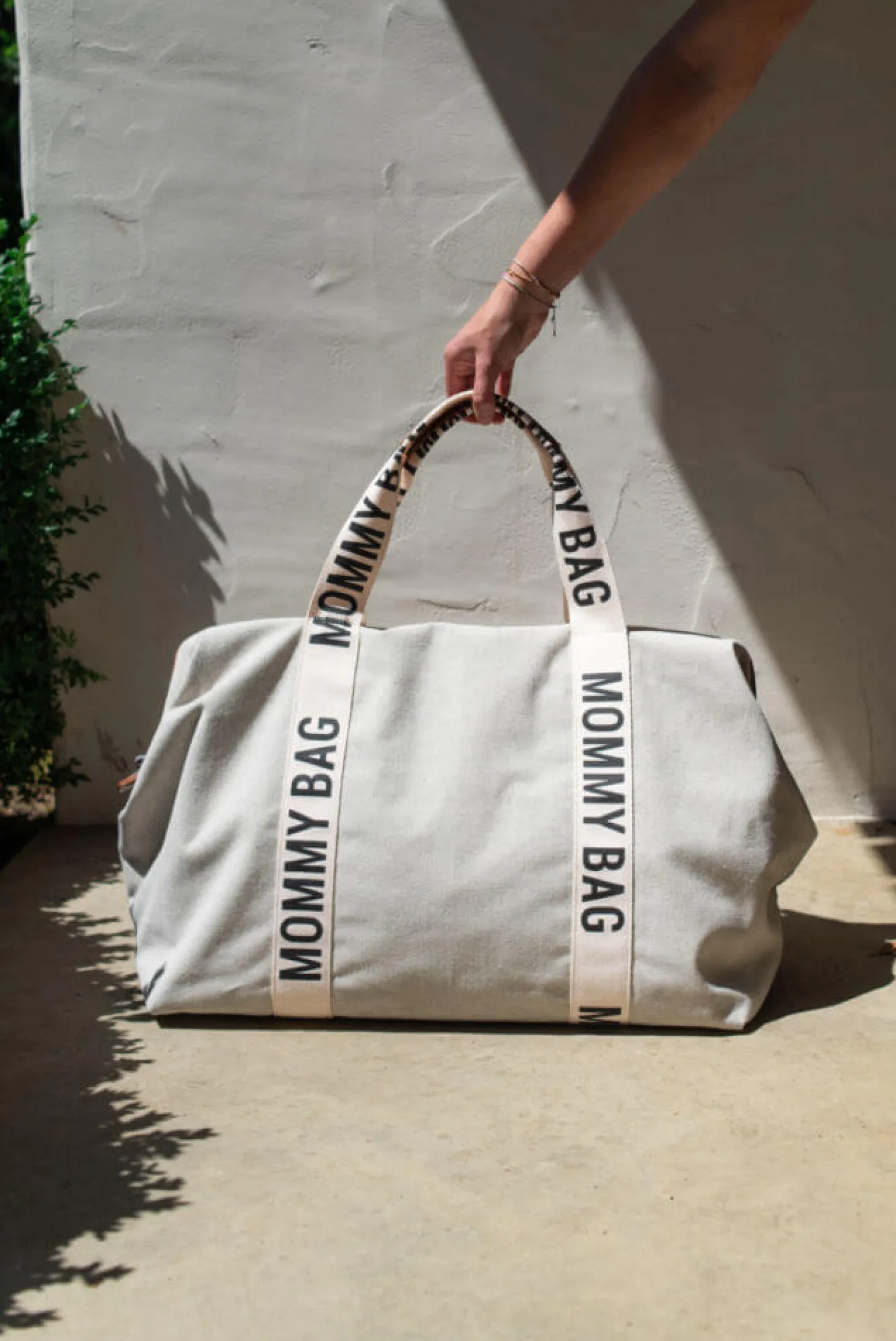 Torba Mommy bag Signature Szara