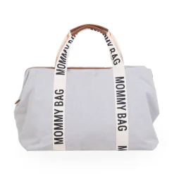 Torba Mommy bag Signature Szara