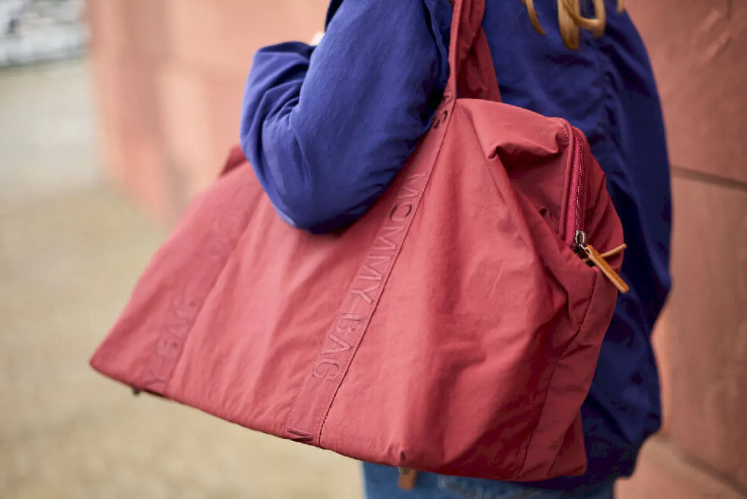 Torby I Plecaki Do Wózka|Torby I Plecaki Do Wózka | Childhome Torba Mommy bag Signature Urban Burgundy