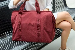 Torby I Plecaki Do Wózka|Torby I Plecaki Do Wózka | Childhome Torba Mommy bag Signature Urban Burgundy
