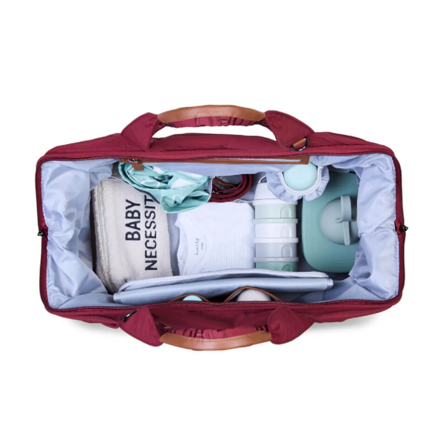 Torby I Plecaki Do Wózka|Torby I Plecaki Do Wózka | Childhome Torba Mommy bag Signature Urban Burgundy