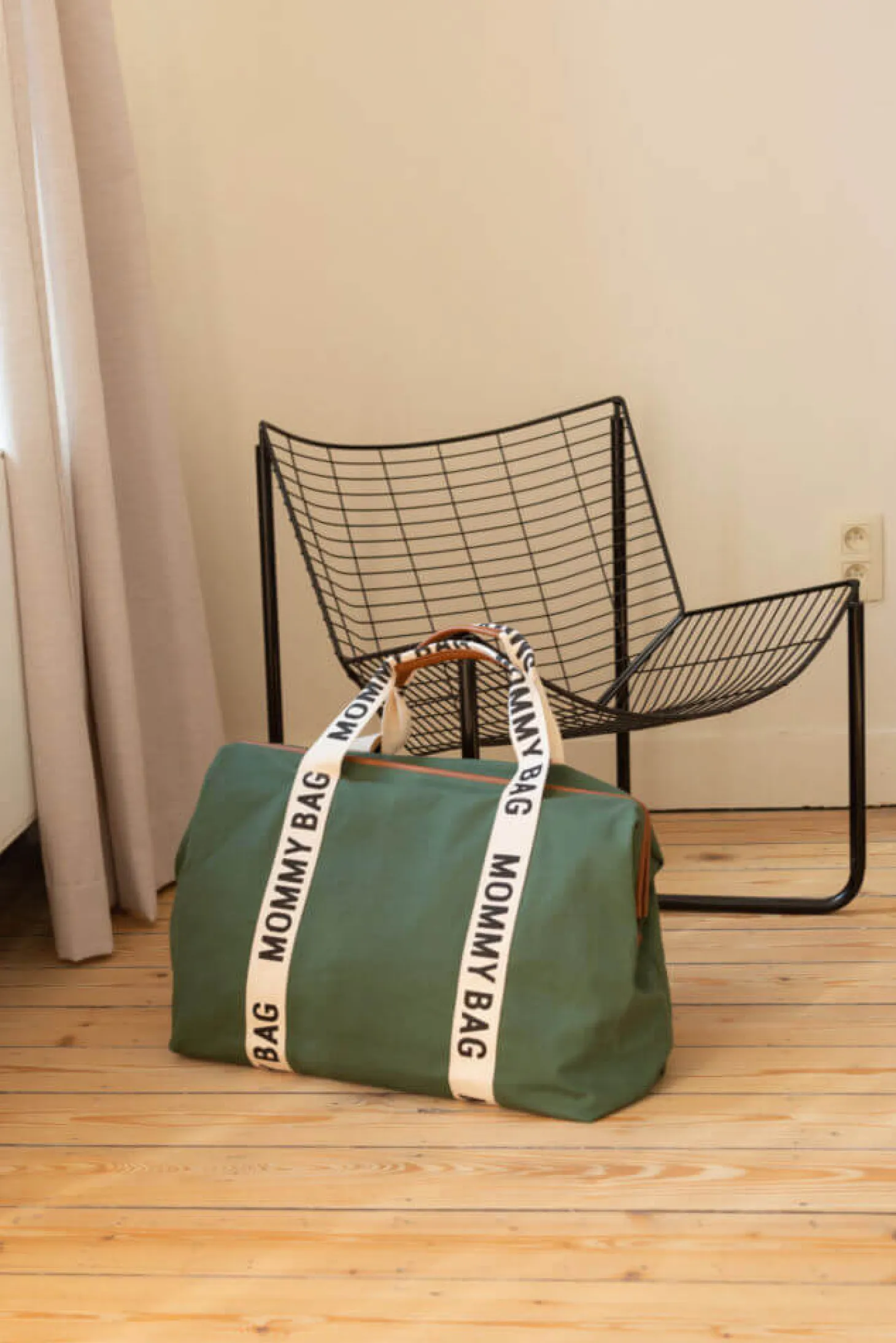 Torba Mommy bag Signature Zielona