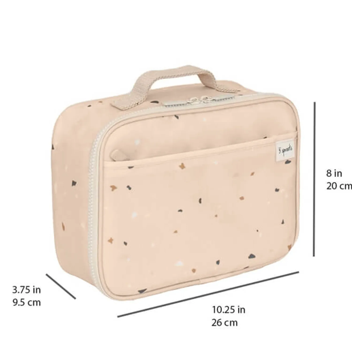 Lunchboxy|Przechowywanie Jedzenia | 3 Sprouts Torba na lunch - Recycled Terazzo Sand