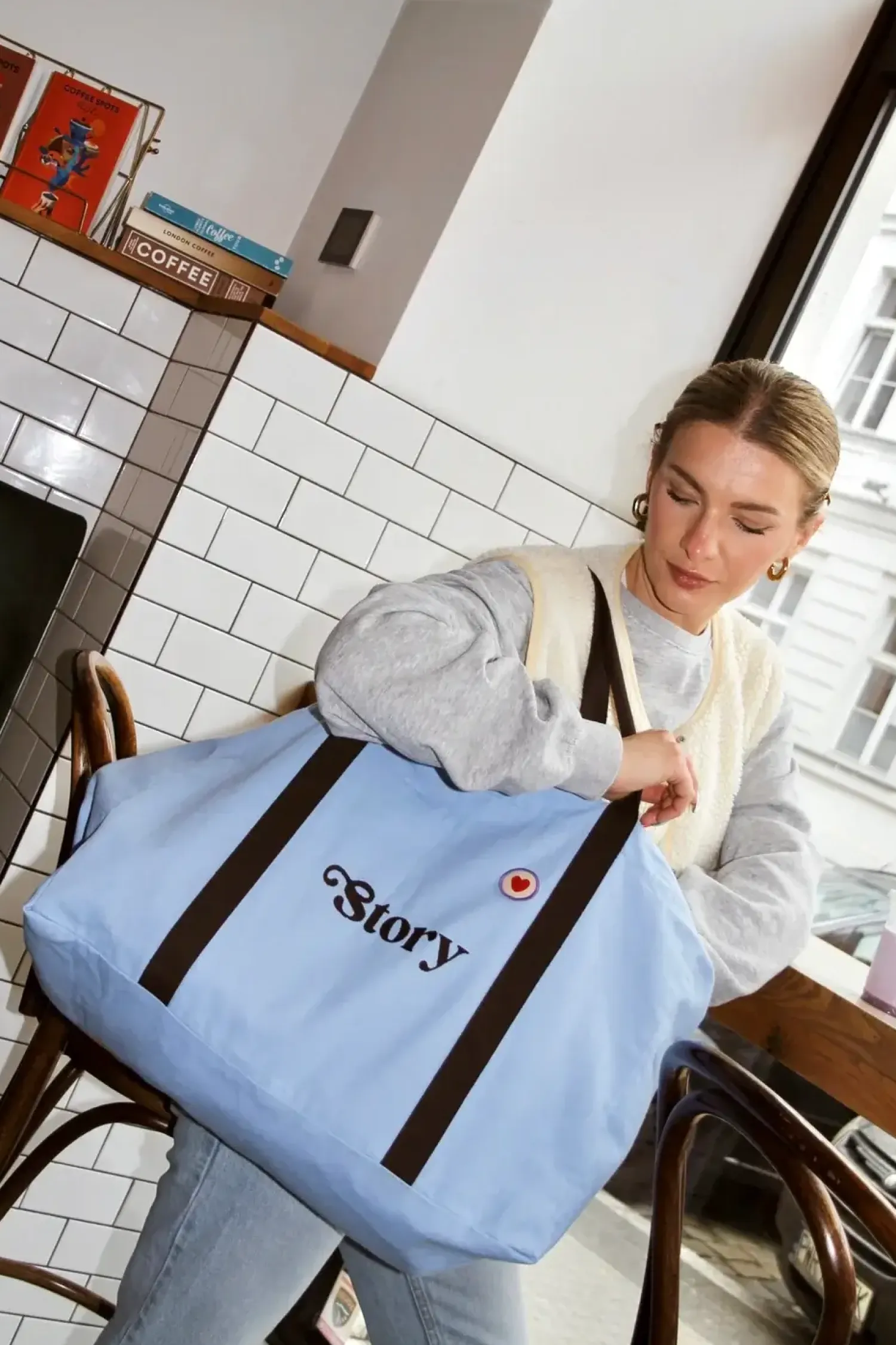 Torby I Plecaki Do Wózka|Torby I Plecaki Do Wózka | The Story Makers Torba shopper Sky Blue