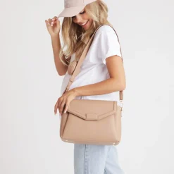 Torby I Plecaki Do Wózka|Torby I Plecaki Do Wózka | Joissy Torebka crossbody i organizer do wózka 2w1 MIDI blush beige