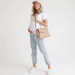 Torby I Plecaki Do Wózka|Torby I Plecaki Do Wózka | Joissy Torebka crossbody i organizer do wózka 2w1 MIDI blush beige