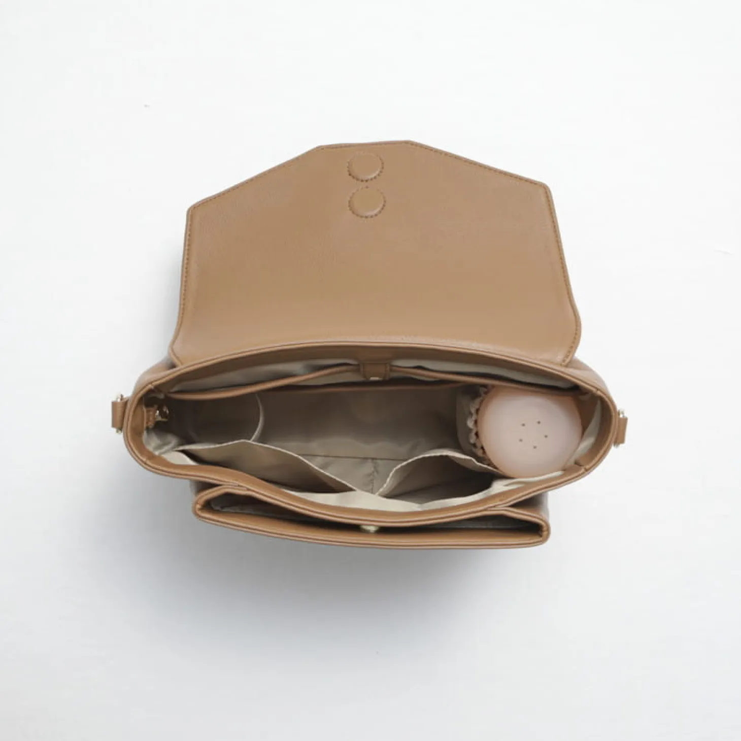 Torebka crossbody i organizer do wózka 2w1 MIDI mauve rose