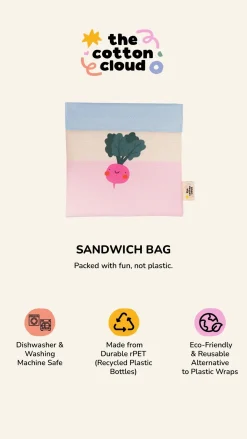 Lunchboxy|Przechowywanie Jedzenia | The cotton cloud Torebka na kanapki - Croc Rock