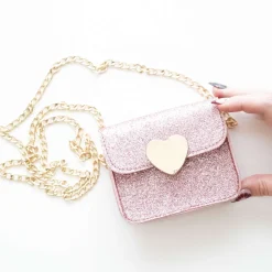Torebka na ramię MINI LOVE - różowa