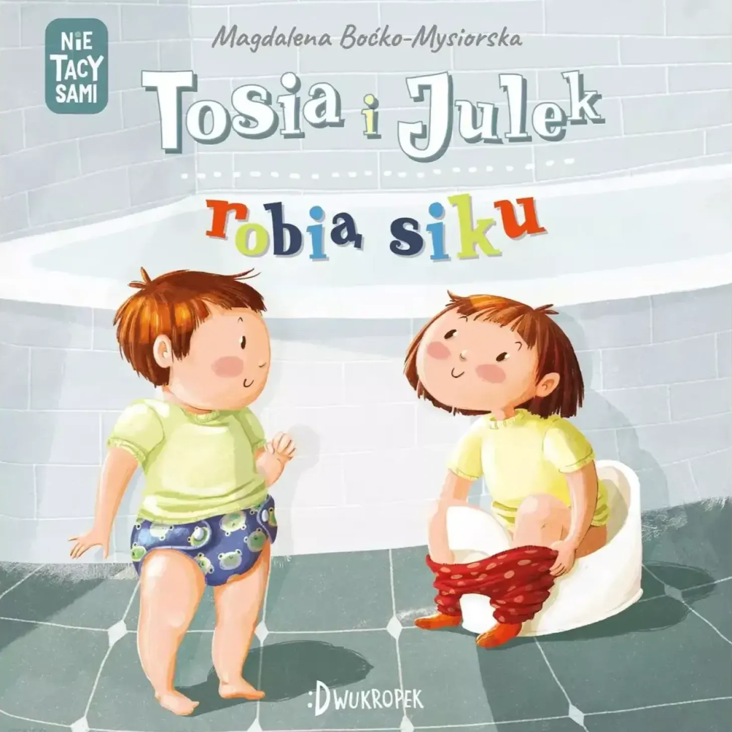 Tosia i Julek robią siku