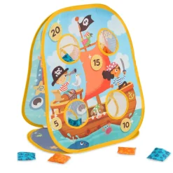 8 Lat+|Motoryka Duża | B.Toys Toss ‘n’ Score – gra zręcznościowa 3w1 z woreczkami