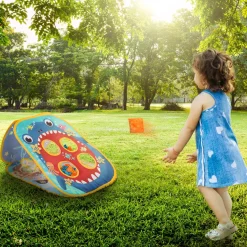 8 Lat+|Motoryka Duża | B.Toys Toss ‘n’ Score – gra zręcznościowa 3w1 z woreczkami
