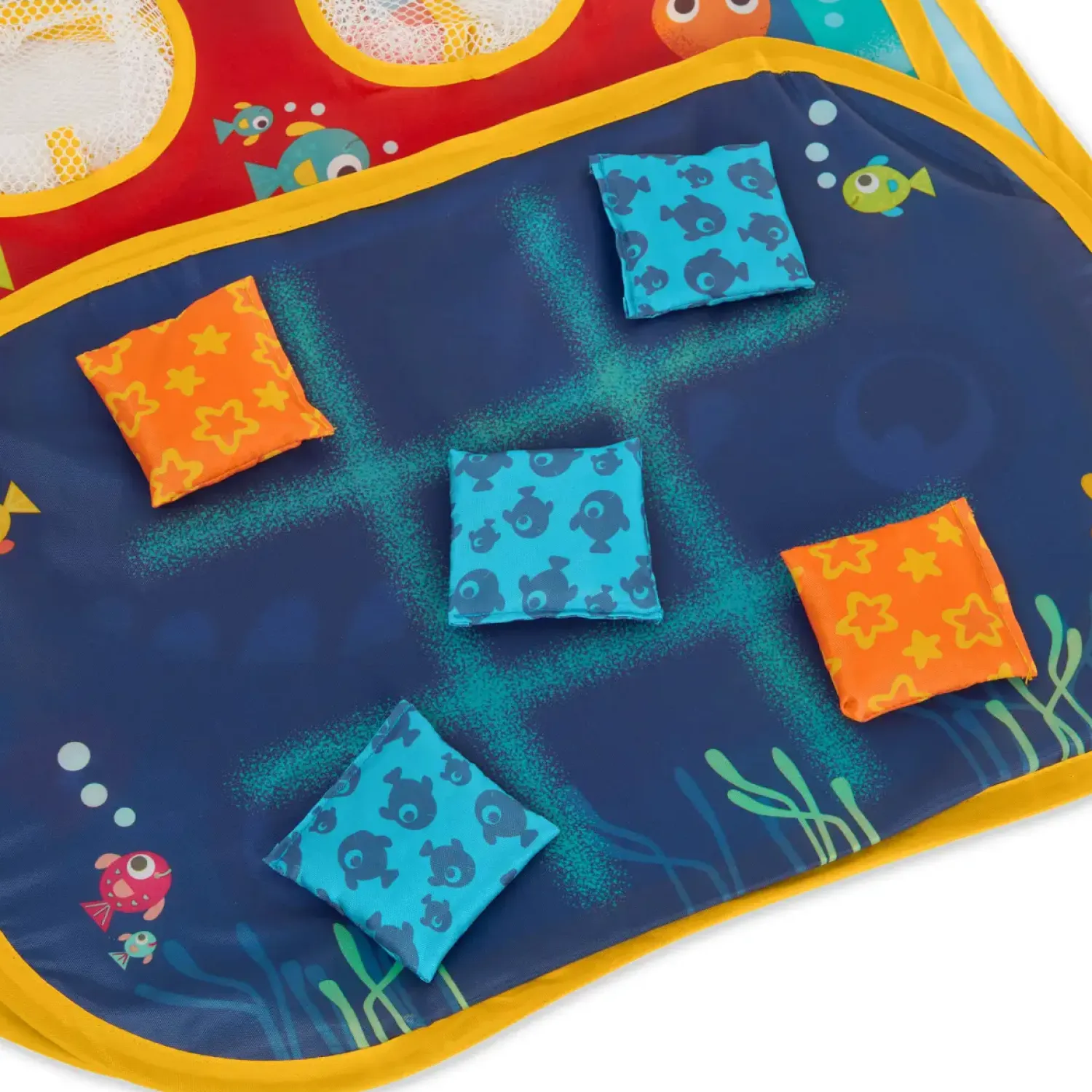 8 Lat+|Motoryka Duża | B.Toys Toss ‘n’ Score – gra zręcznościowa 3w1 z woreczkami