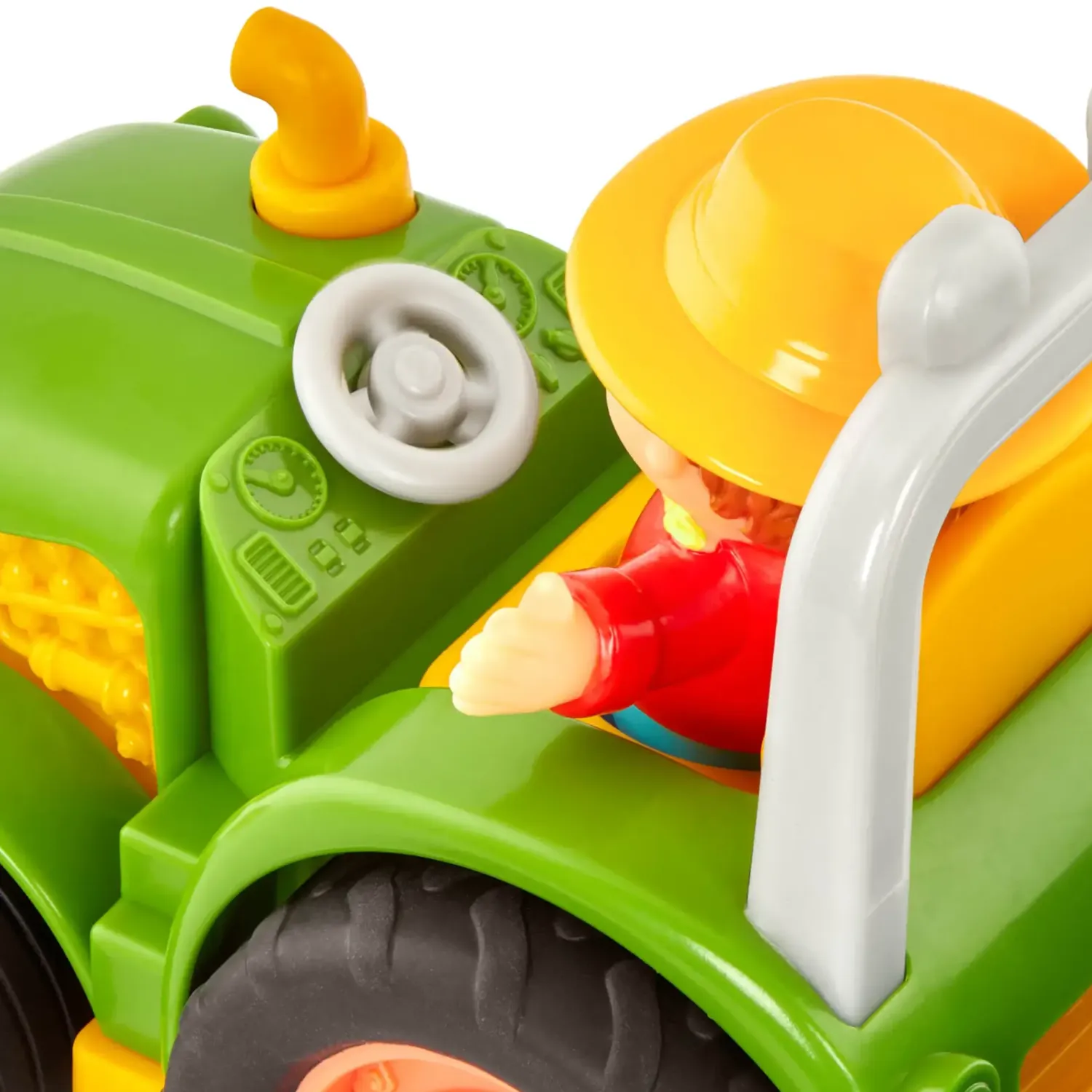 3 Lata +|2 Lata + | Battat Traktor z przyczepą, rolnikiem i zwierzętami - Farming Fun Tractor