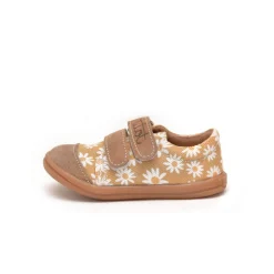 Kapcie Do Przedszkola|Buciki I Kapcie | TITOT Trampki na plac zabaw, do żłobka, przedszkola - BEIGE DAISY