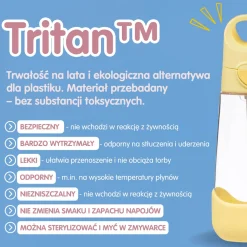 Tritanowa butelka ze słomką Night Vision