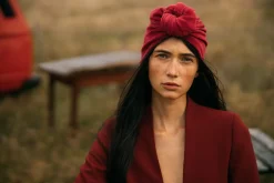 Na Główkę | Looks by LUKS Turban No.2 Velvet Crimson Red