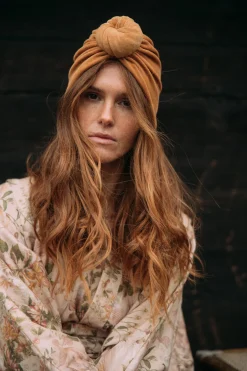 Na Główkę | Looks by LUKS Turban No.2 Velvet Golden Ochre