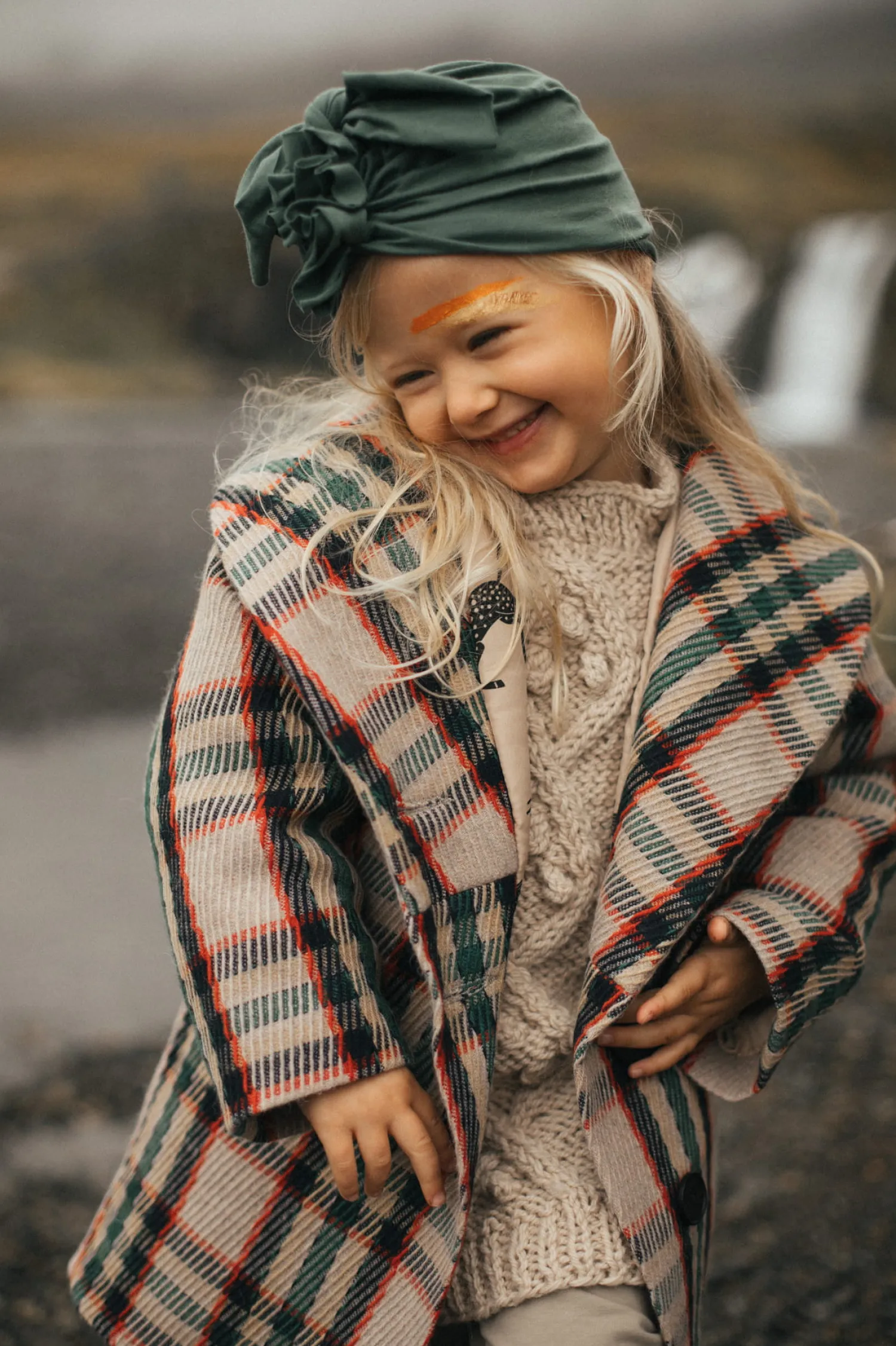 Na Główkę | Looks by LUKS Turban Organic Sage Green 6-18m