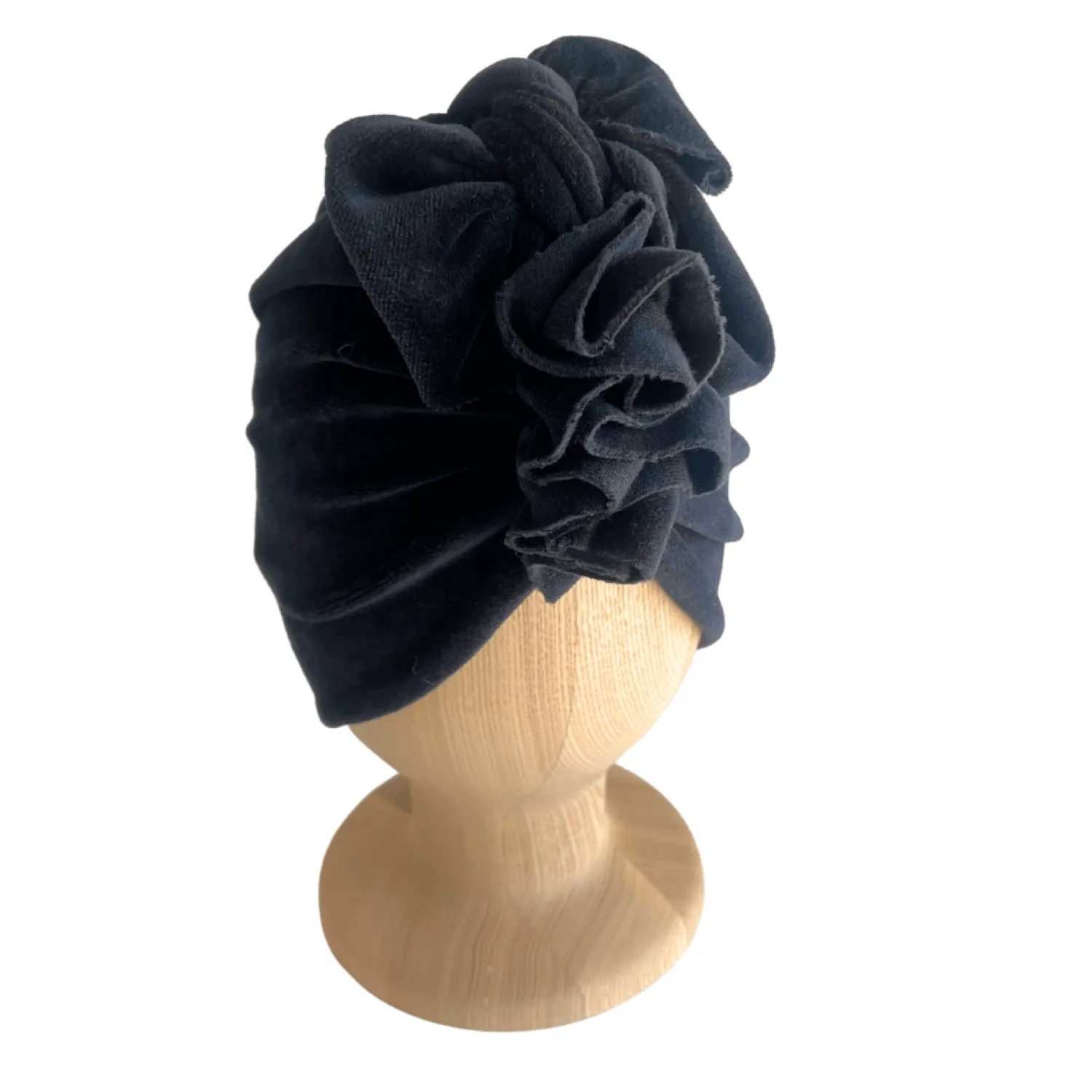 Na Główkę | Looks by LUKS Turban Velvet Black Diamond 0-6m