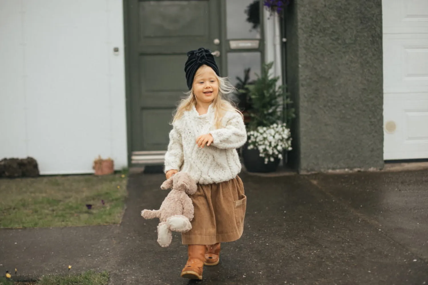 Na Główkę | Looks by LUKS Turban Velvet Black Diamond 0-6m