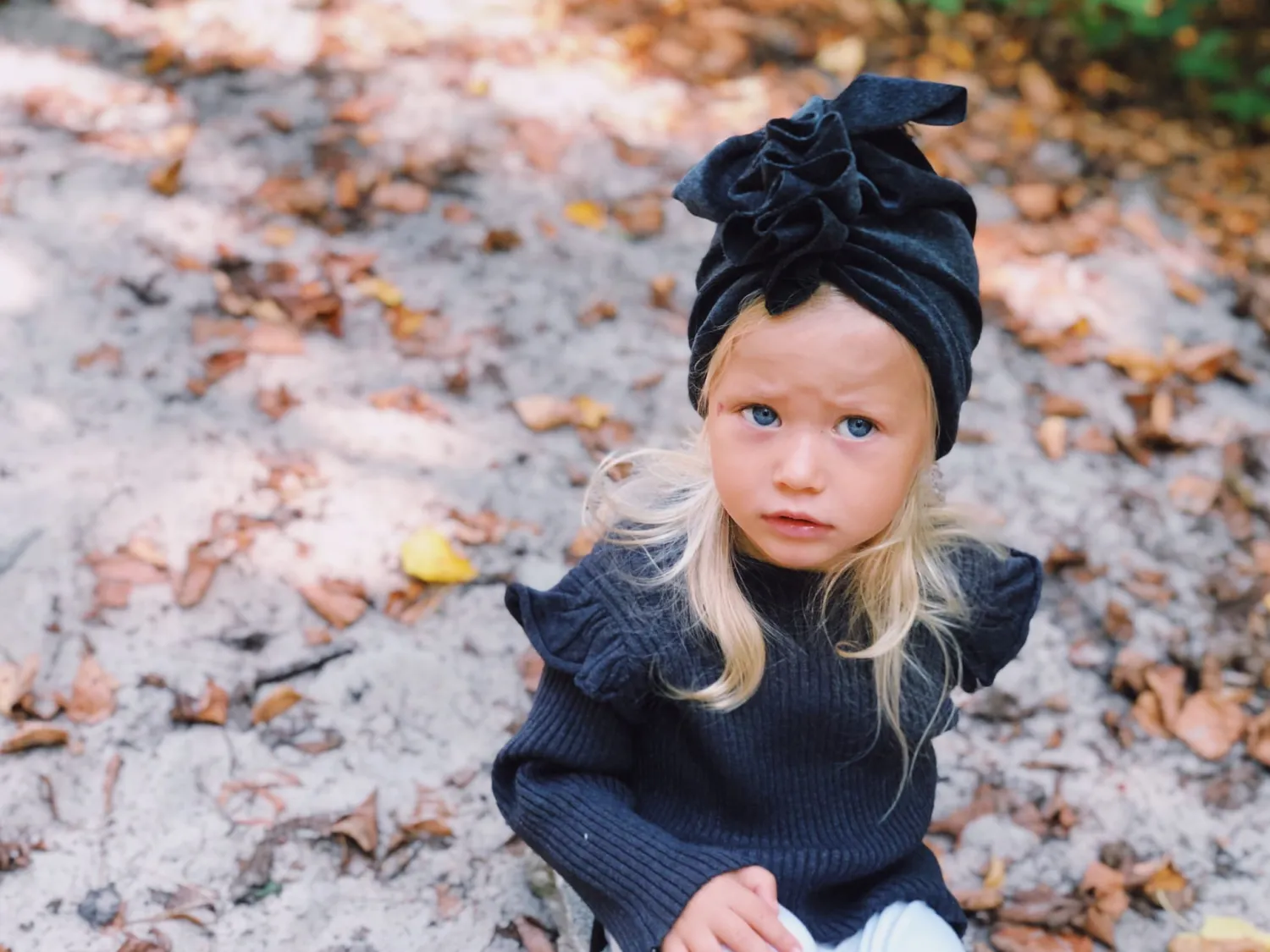 Na Główkę | Looks by LUKS Turban Velvet Dark Grey
