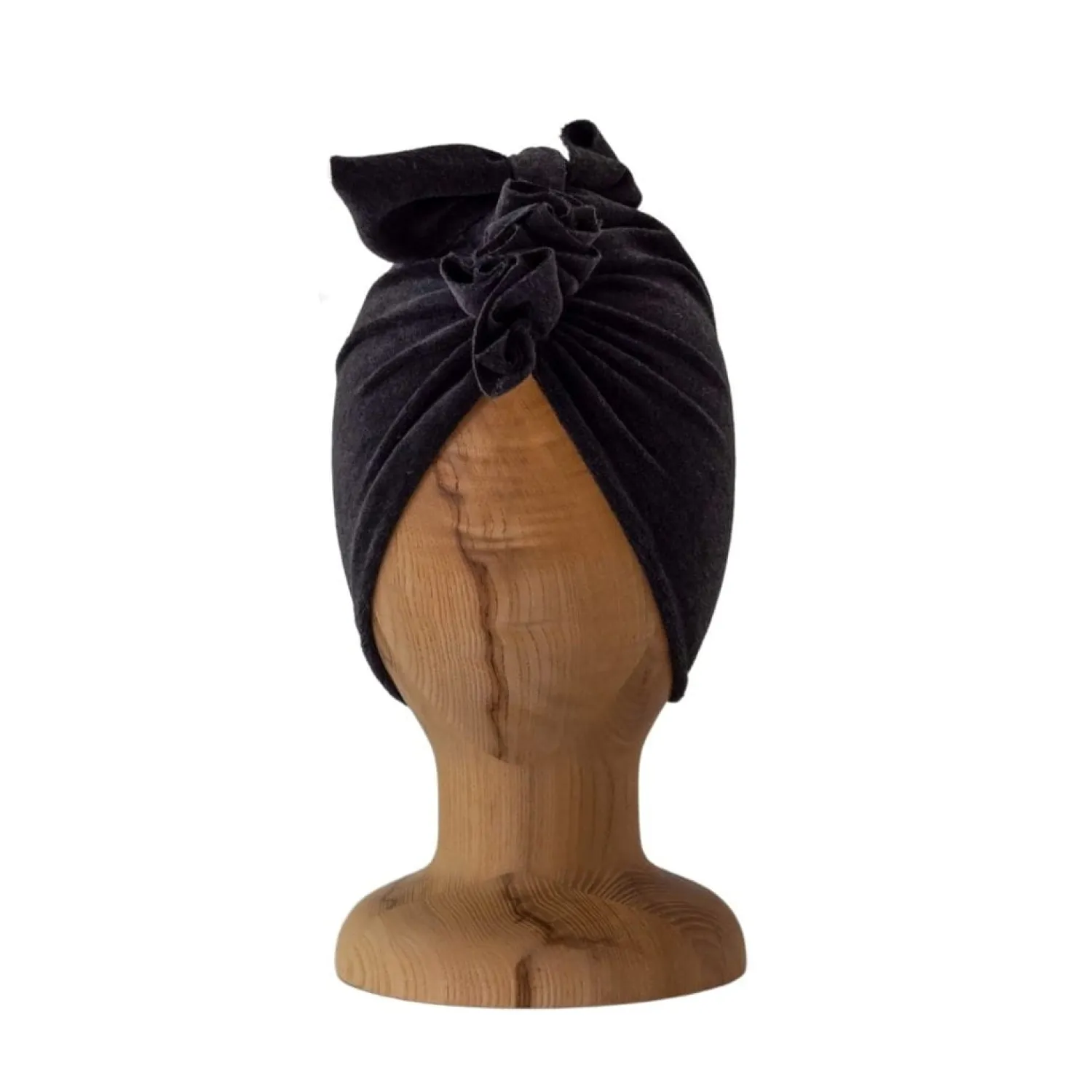 Na Główkę | Looks by LUKS Turban Velvet Dark Grey