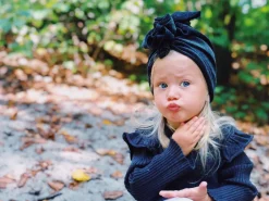 Na Główkę | Looks by LUKS Turban Velvet Dark Grey