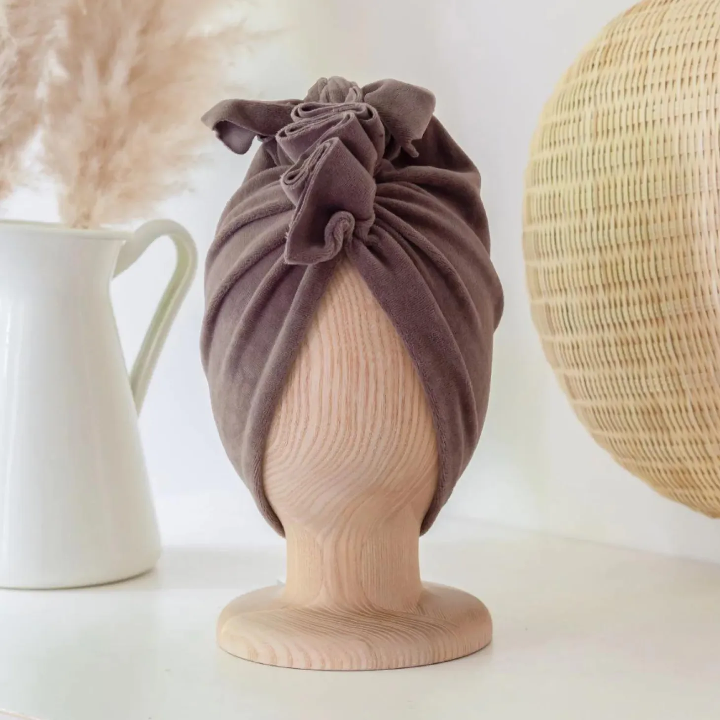 Turban Velvet Divine Beige