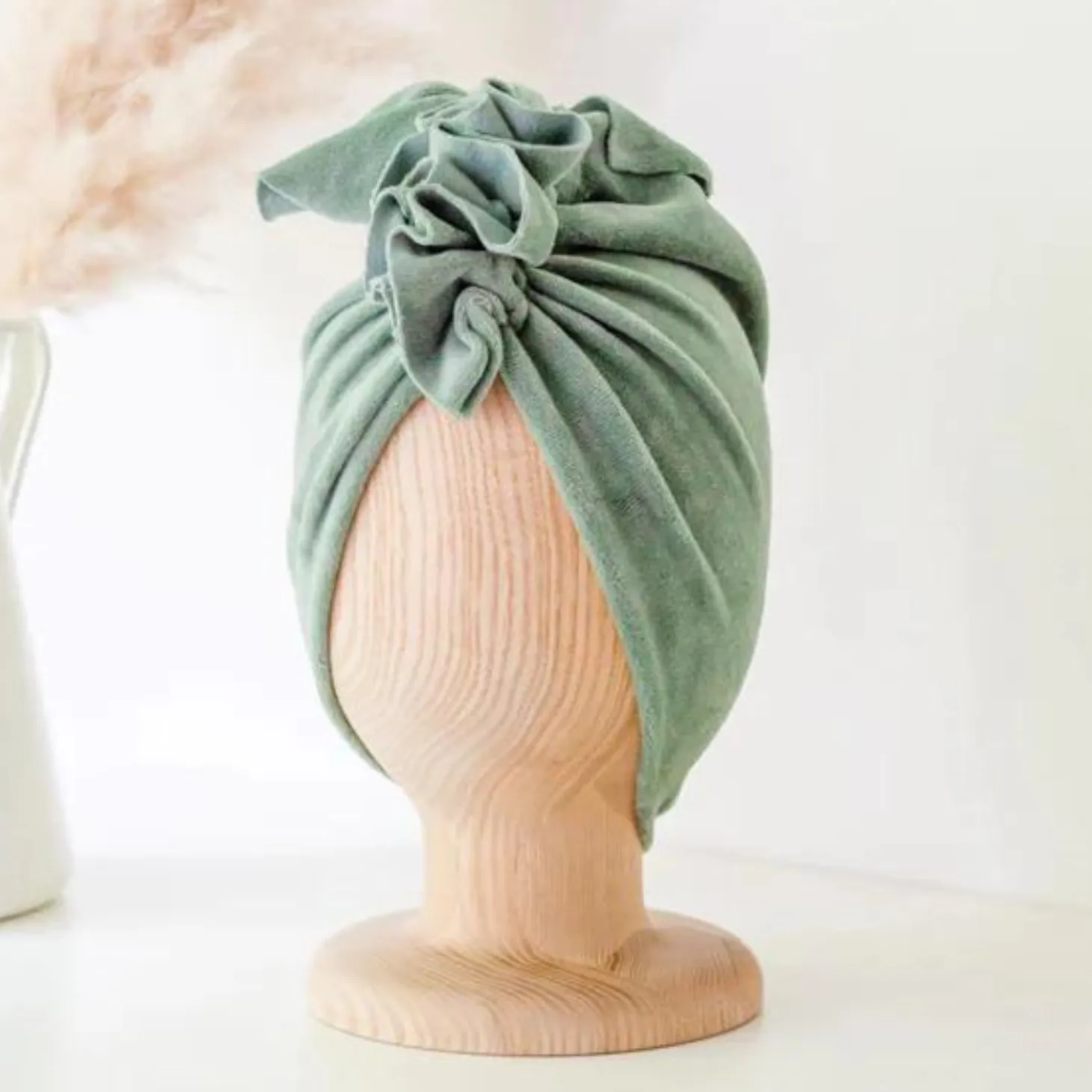 Turban Velvet Dusty Mint
