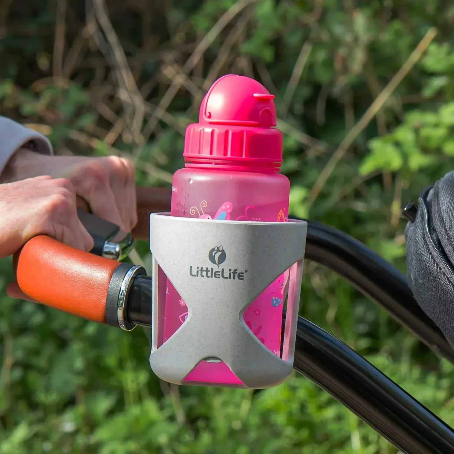 Ułatwiacze Życia|Przydatne Akcesoria | LittleLife Uchwyt na kubek - jasnoszary