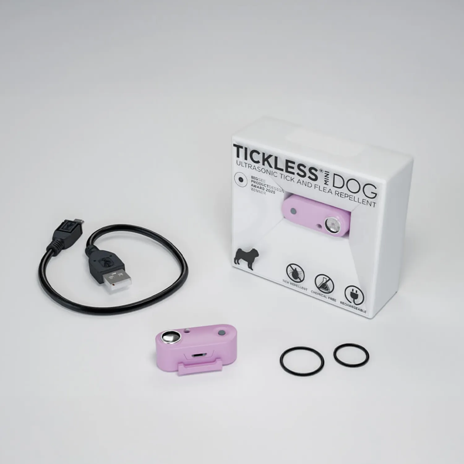 Ułatwiacze Życia | Tickless Ultradźwiękowe urządzenie chroniące przed kleszczami ® Pet Mini Organ Purple