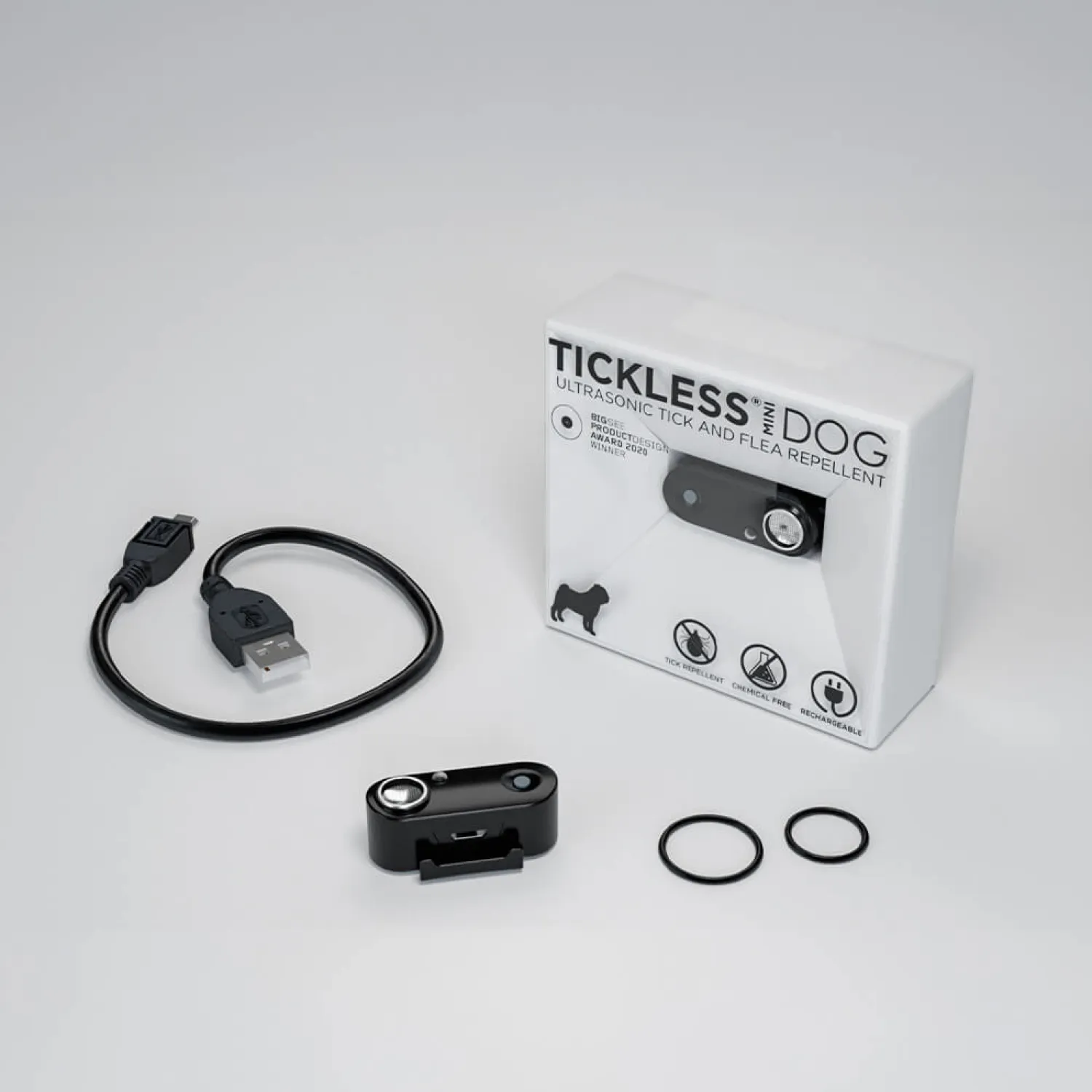 Ułatwiacze Życia | Tickless Ultradźwiękowe urządzenie chroniące przed kleszczami ® Pet Mini Black