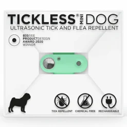 Ułatwiacze Życia | Tickless Ultradźwiękowe urządzenie chroniące przed kleszczami ® Pet Mini Mentha Green