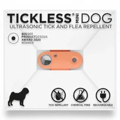 Ultradźwiękowe urządzenie chroniące przed kleszczami TICKLESS® Pet Mini Hot Peach