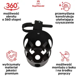 Przydatne Akcesoria | ROYAL RASCALS Uniwersalny uchwyt na kubek do wózka