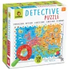 USZKODZONE OPAKOWANIE: DETECTIVE PUZZLE - puzzle, gra detektywistyczna - MAPA EUROPY