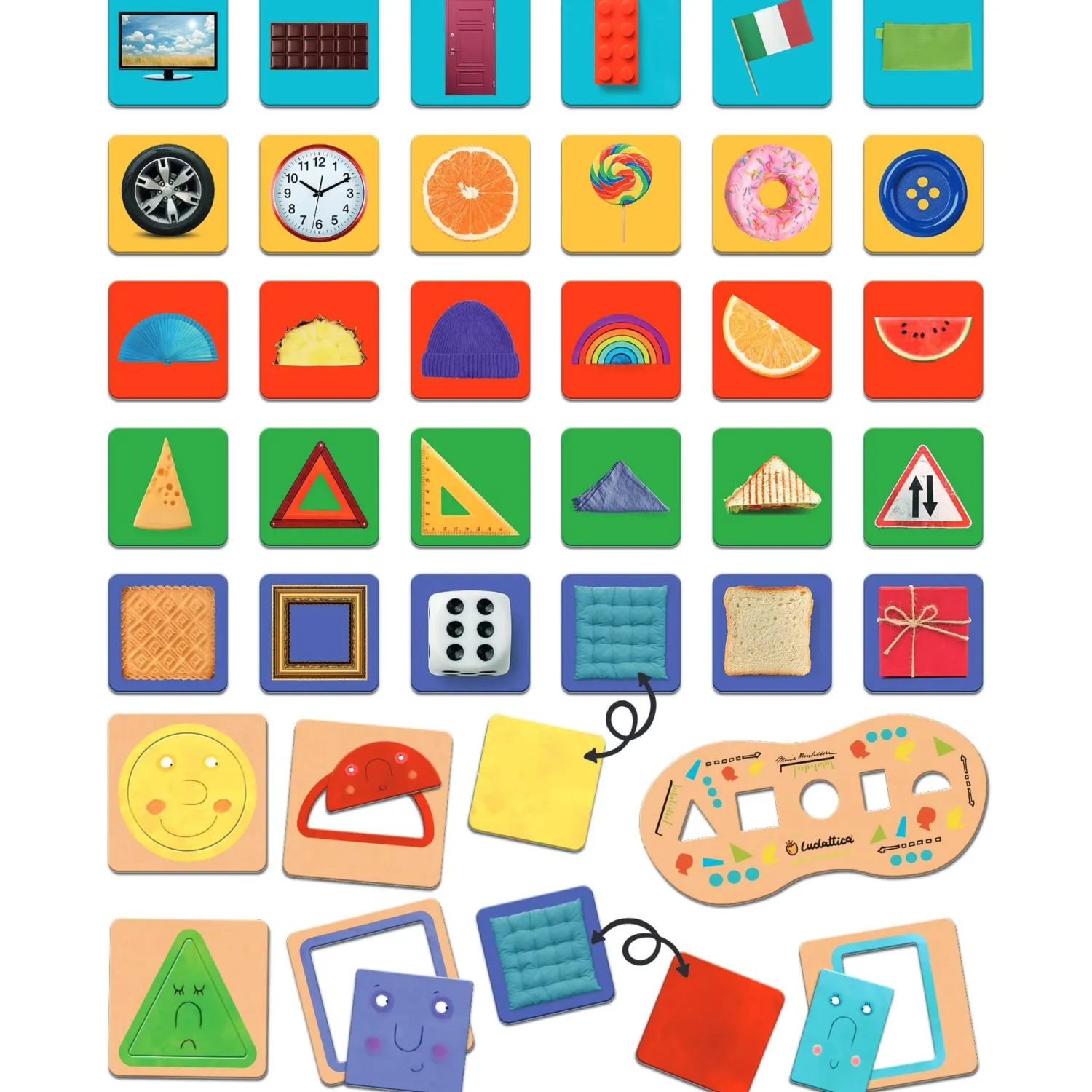 Montessori|Edukacyjne | Ludattica WALIZECZKA edukacyjna Montessori - ŁOWCA KSZTAŁTÓW